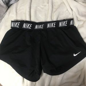 Nike fold over shorts size Large